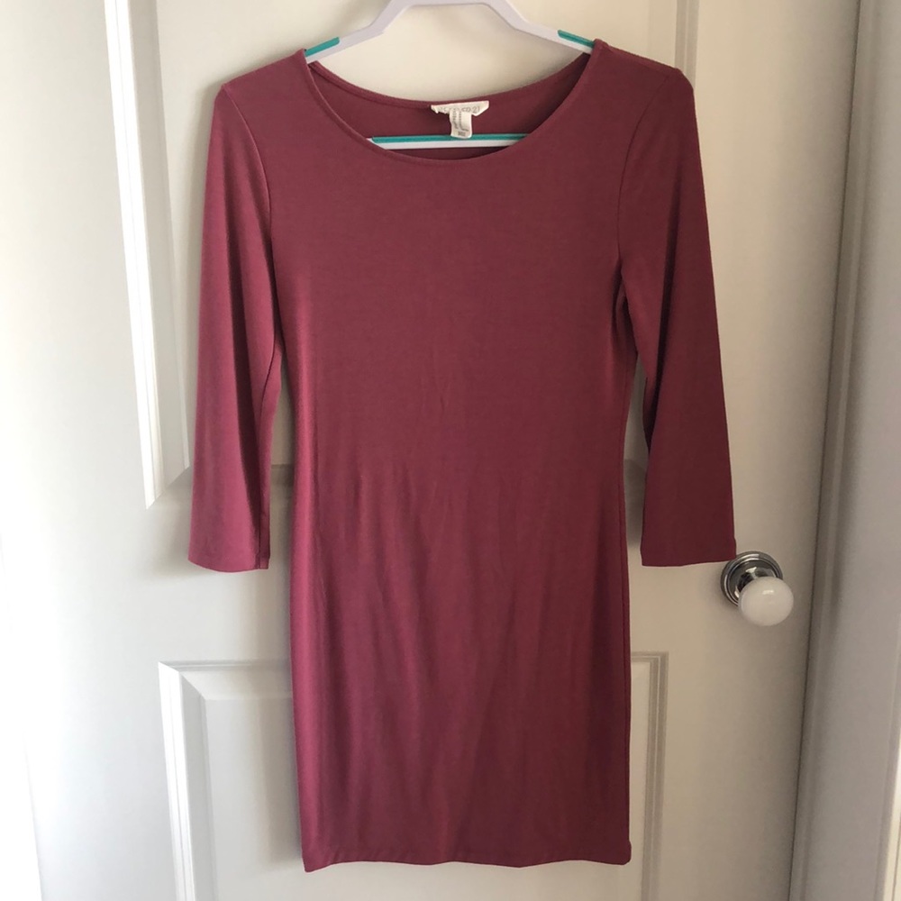 Forever 21 Bodycon Dress, Pink, Size M